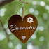 Personalised Large Love Heart - Rustic Rusted Garden Sign